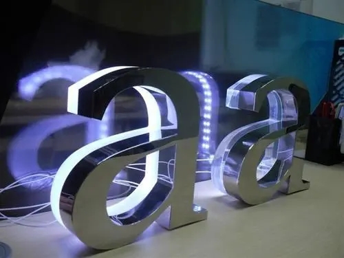 树脂发光字、亚克力吸塑字与LED发光字的特点?